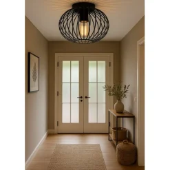 SensaHome Plafondlamp Industrieel Plafonnière Retro Wire Kooi Design Best