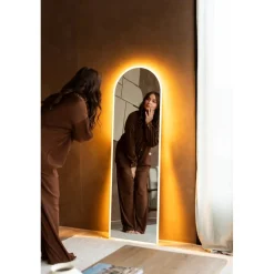 SensaHome Staande Spiegel Oval met LED Verlichting Outlet