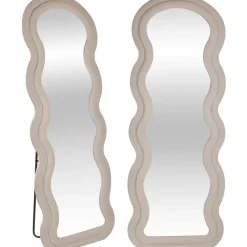 SensaHome Wavy Gestoffeerde Staande Spiegel Hot