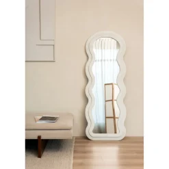 SensaHome Wavy Gestoffeerde Staande Spiegel Hot