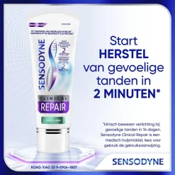 Sensodyne Clinical Repair Deep Clean Tandpasta Discount