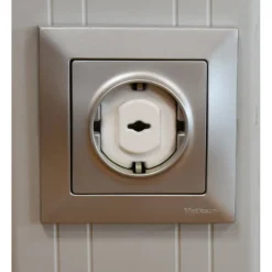 Sevibaby 8 Stuks Stopcontactbeschermers met Sleutel Hot