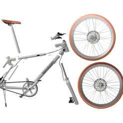 Sharp Milano e-bike 7Ah 1sp naked bike zilver New