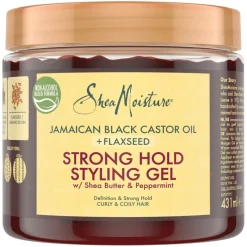 SheaMoisture Jamaican Black Castor Oil + Flaxseed Strong Hold Styling Gel Hot