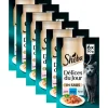 Sheba Délices du Jour in Saus met Zalm, Tonijn & Forel Maaltijdzakjes Kattenvoer Outlet