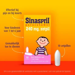 Sinaspril Paracetamol 240mg Zetpillen Hot