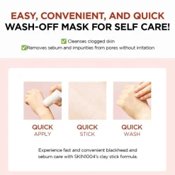 SKIN1004 Madagascar Centella Poremizing Quick Clay Stick Mask