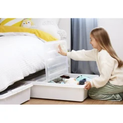 SmartStore Set van 2 Stevige Opbergbox Bedroller 60L Outlet