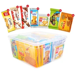 Snacks & cookies variety box Lotus, LU, Kinder & Meli Best