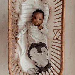 Snoozebaby Grey Melange Newborn Slaapzak 3-6 mnd Discount