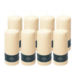 Spaas Geurloze Stompkaars Ivoor 60/150mm 45u 2 x 4 Stuks Sale