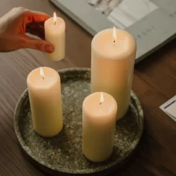 Spaas Geurloze Stompkaars Ivoor 60/150mm 45u 2 x 4 Stuks Sale