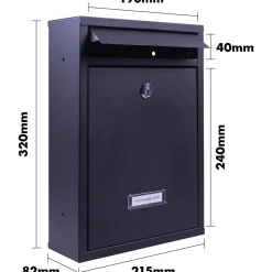 St. Helens Home and Garden gh450 afsluitbare wandbrievenbus Online