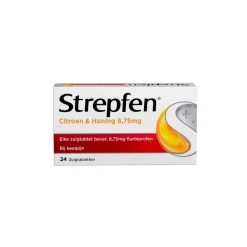 Strepfen Citroen en Honing 8,75mg Zuigtabletten Hot