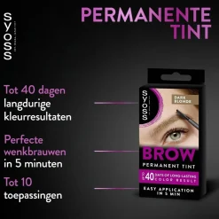 Syoss Brow Tint Donkerblond Permanente Wenkbrauwverf Sale