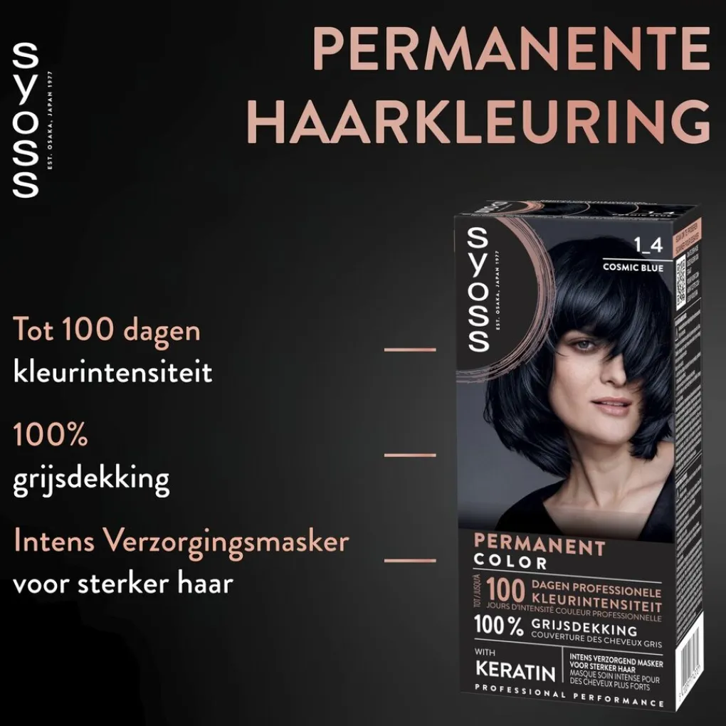 Syoss Color 1.4 Cosmic Blue Haarkleuring Clearance