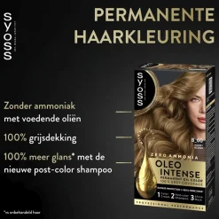 Syoss Oleo Intense 8-60 Honingblond Haarkleuring New