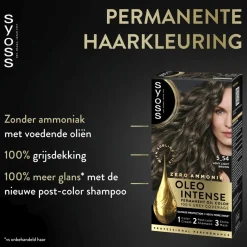 Syoss Oleo Intense 5-54 Licht Asbruin Haarkleuring Best