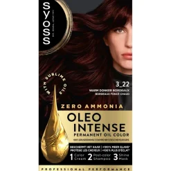 Syoss Oleo Intense 3-22 Warm Donker Bordeaux Haarkleuring Outlet