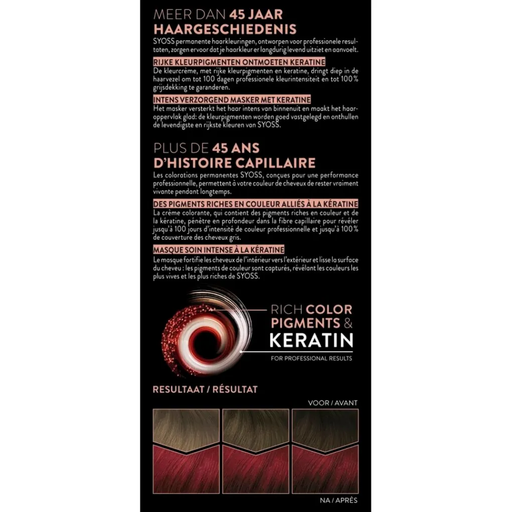 Syoss Permanent Color 5-29 Intens Rood Permanente Haarkleuring Online