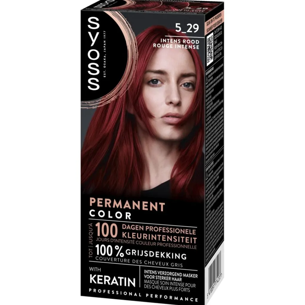 Syoss Permanent Color 5-29 Intens Rood Permanente Haarkleuring Online