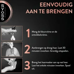 Syoss Salonplex 4-1 Middenbruin Permanente Haarkleuring Hot