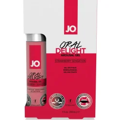 Overig System JO Oral Delight Stimulerende Clitoris Gel Aardbei 30 ml Sale