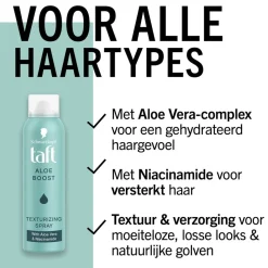 Taft Aloe Boost Texturizing Spray Hot