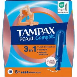 Tampax Compak Pearl Super Plus Tampons Discount