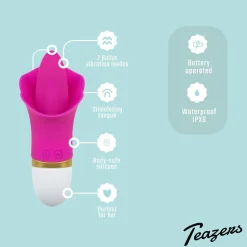 Teazers Clitoris Vibrator Met Tong