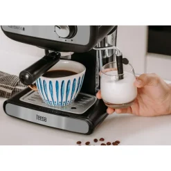 Teesa Aroma 400 Espressomachine Koffiemachine met Melkopschuimer New