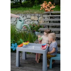 Teggi Turquoise/Navy/Grey Multifun 3-in-1 Tafel met Twee Stoeltjes Best