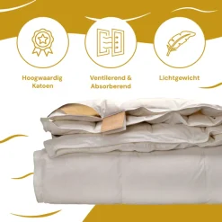 Ten Cate 100% Ganzendonzen 4-Seizoenen Dekbed Clearance