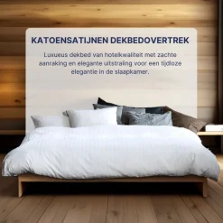 Ten Cate 100% Katoensatijnen Tweepersoons Dekbedovertrek Outlet