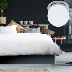 Ten Cate 100% Katoensatijnen Tweepersoons Dekbedovertrek Outlet