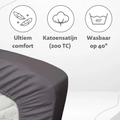 Ten Cate 100% Katoensatijnen Hoeslaken Sale