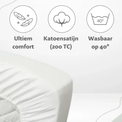 Ten Cate 100% Katoensatijnen Hoeslaken Outlet