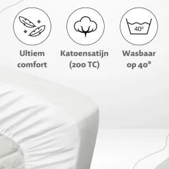 Ten Cate 100% Katoensatijnen Hoeslaken