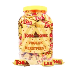 Toblerone Mini melkchocolade "Vrolijk Kerstfeest" kerstcadeau Outlet