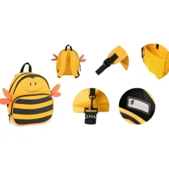 Trendmix 2 delige Ride On Koffer met Wielen Inclusief Rugtas Bijen Best