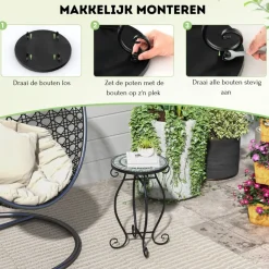 Trendmix Mozaïek Bijzettafel Keramiek voor Binnen en Buiten Outlet