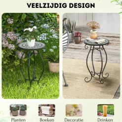 Trendmix Mozaïek Bijzettafel Keramiek voor Binnen en Buiten Outlet