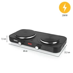 Tristar Elektrische Kookplaat KP-6152 Vrijstaand 2 Kookzones Vrijstaand Online