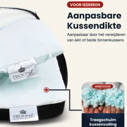 Troonz Buikslaap Hoofdkussen Plus One