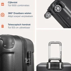 TRVLMORE Handbagage Koffer