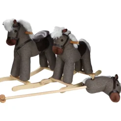 Tryco Milo Bruin Stokpaard met Geluid New