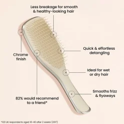 Tangle Teezer Ultimate Chrome Champagne Gold Clearance