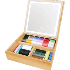 UNIQ 2-in-1 Led Make-upspiegel Sieradendoos en Make-up Organizer