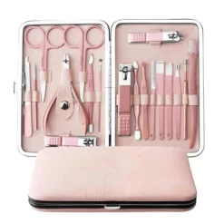 UNIQ 18‑in‑1 Manicure & Grooming Set – Complete Nagel-, Haar- en Huidverzorging - Roségoud Online