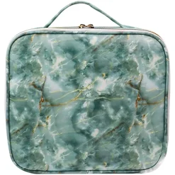 UNIQ Make-up Reistas - Toilettas / Cosmetische tas voor al je make-up - Turquoise Marble Outlet